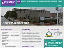 Tablet Screenshot of kinstonhealth.org
